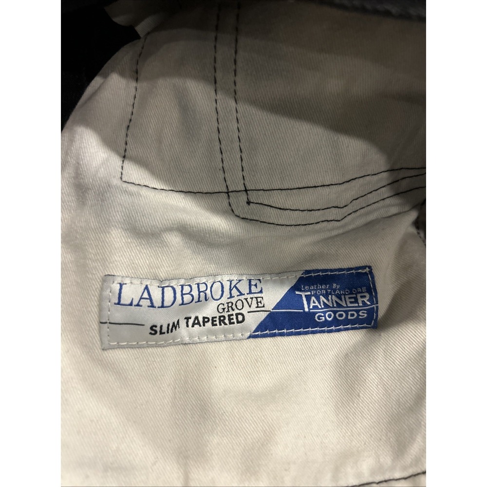 Tellason Ladbroke Grove Slim Tapered Black Selvedge Denim Made In USA 31 - Picture 14 of 14